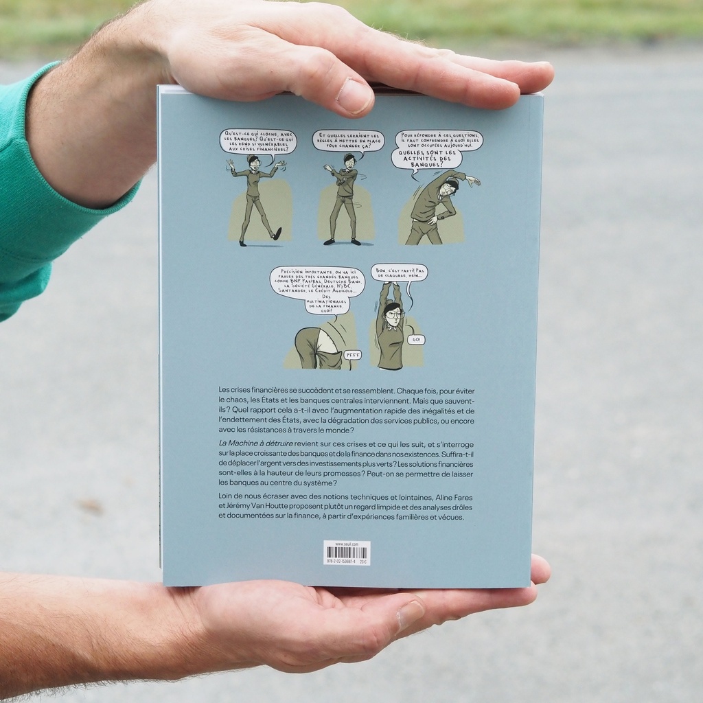 Book 'La machine à détruire' by Aline Fares and Jérémy Van Houtte