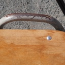 Stackable school chair in plywood