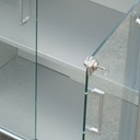 Drawer unit by Gispen in white lacquered steel