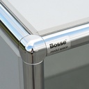 Drawer unit with key in grey lacquered steel by Bosse
