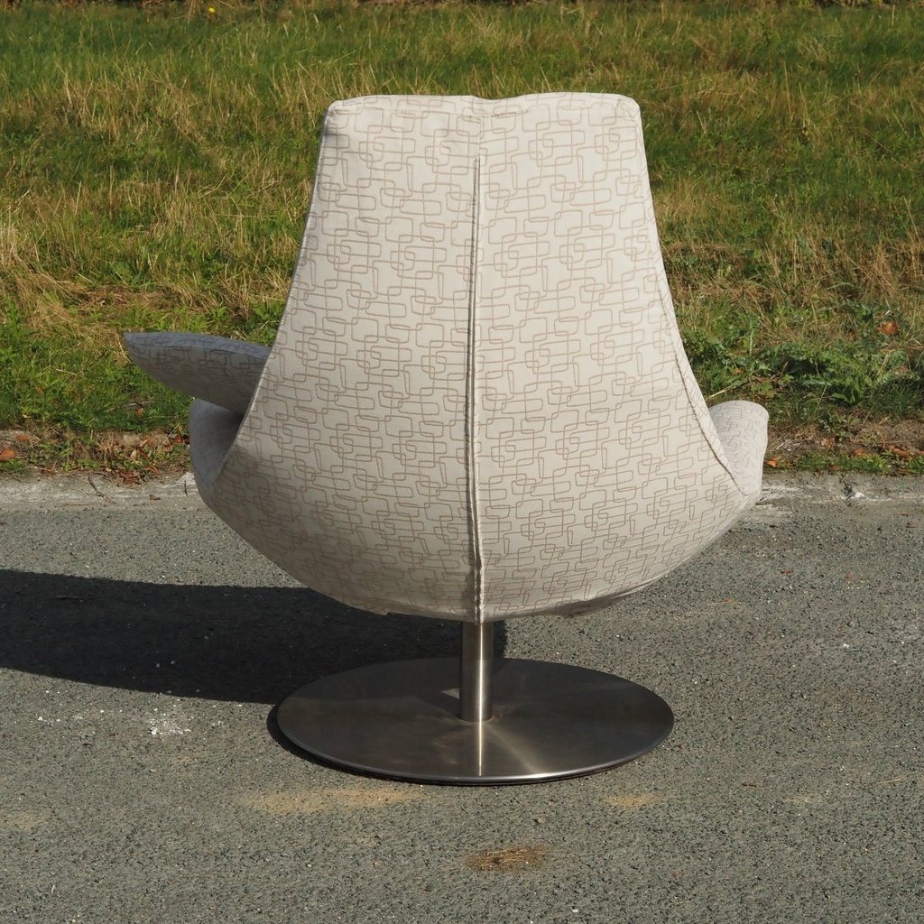 Swivel office chair 'Figura' by Mario Bellini for Vitra with castors (ca. 1984) - Red/Red