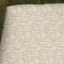 Lounge chair with removable fabric cover