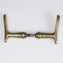 Door handle in solid brass