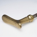 Door handle in solid brass