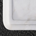 Marble worktop with sinks and taps holes (171 x 65,5 cm)