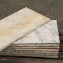 Travertine slabs from an office building in Paris (2,3 - 2,4 cm thick) - Sold per batch