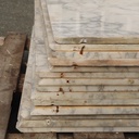 Travertine slabs from an office building in Paris (2,3 - 2,4 cm thick) - Sold per batch