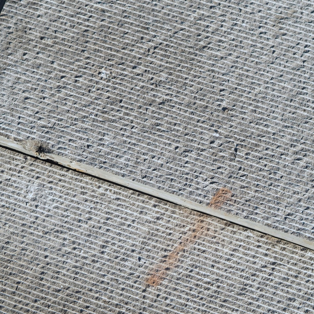 Blue limestone slabs