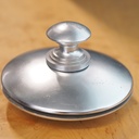 Aluminium knob for tempered glass door (ca. 1950)