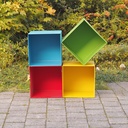 Colourful steel module (available in various colours)