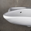 Large bathroom sink in ceramic by Pozzi