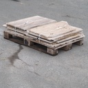 Batch of reclaimed travertine slabs for opus incertum (± 20m2) - Only in our physical shop