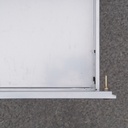 Drawer unit with key in grey lacquered steel by Bosse