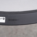 Stackable chair in Pagwood by Thur-op-seat