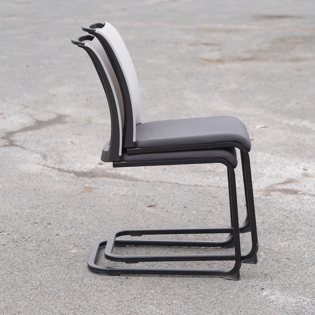 Stackable chair in Pagwood by Thur-op-seat