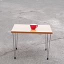 Stackable chair in Pagwood by Thur-op-seat