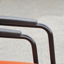 Stackable chair in Pagwood by Thur-op-seat