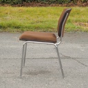 Stackable chair in Pagwood by Thur-op-seat