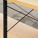 Stackable chair in Pagwood by Thur-op-seat