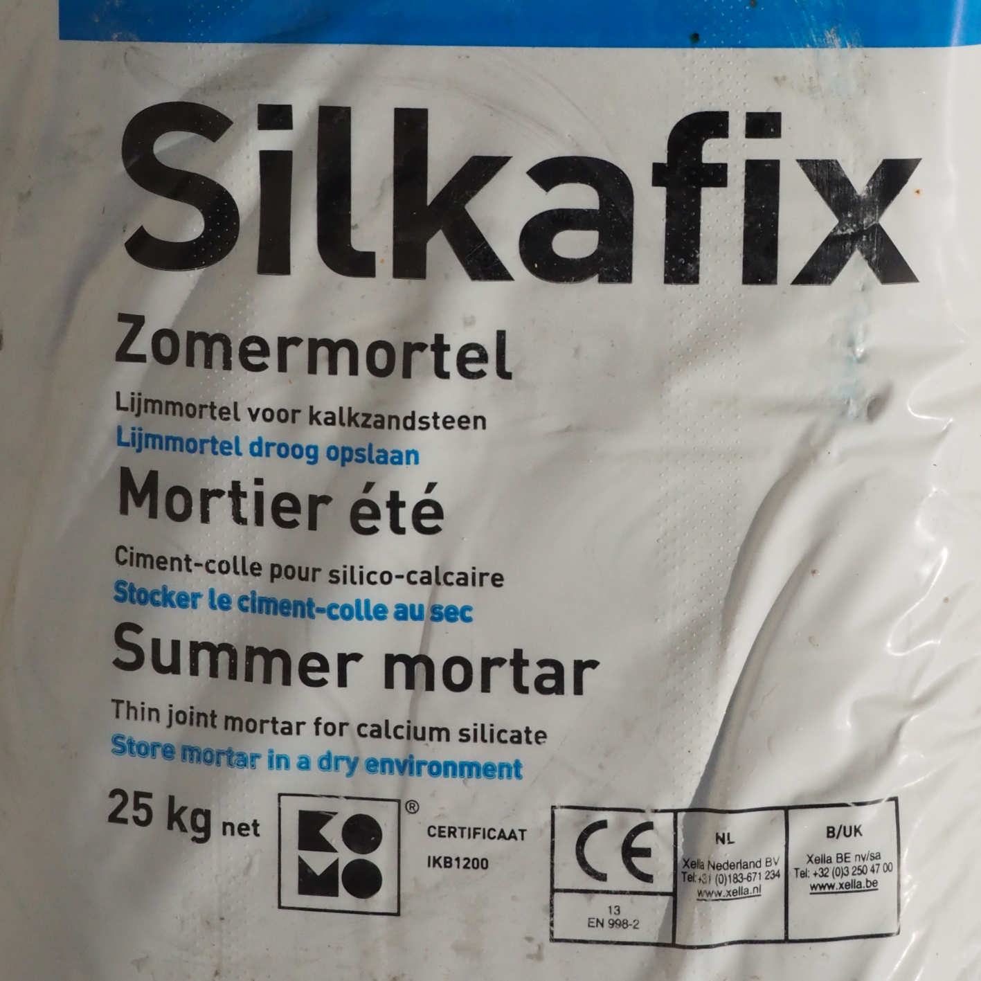 Bag of summer mortar by ‘Silkafix’ (25 kg)