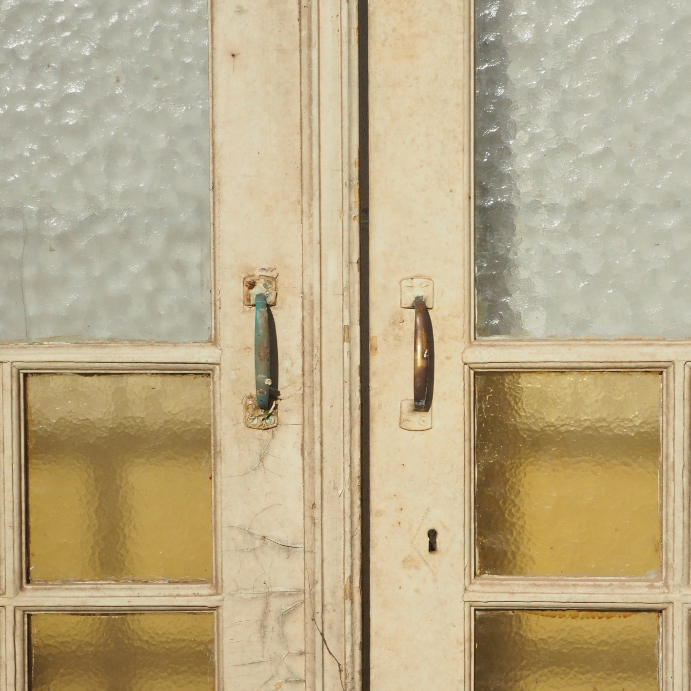 Quadruple sliding door in wood (H. 281 cm x W. 76 cm + (2 x 75 cm) + 80 cm)