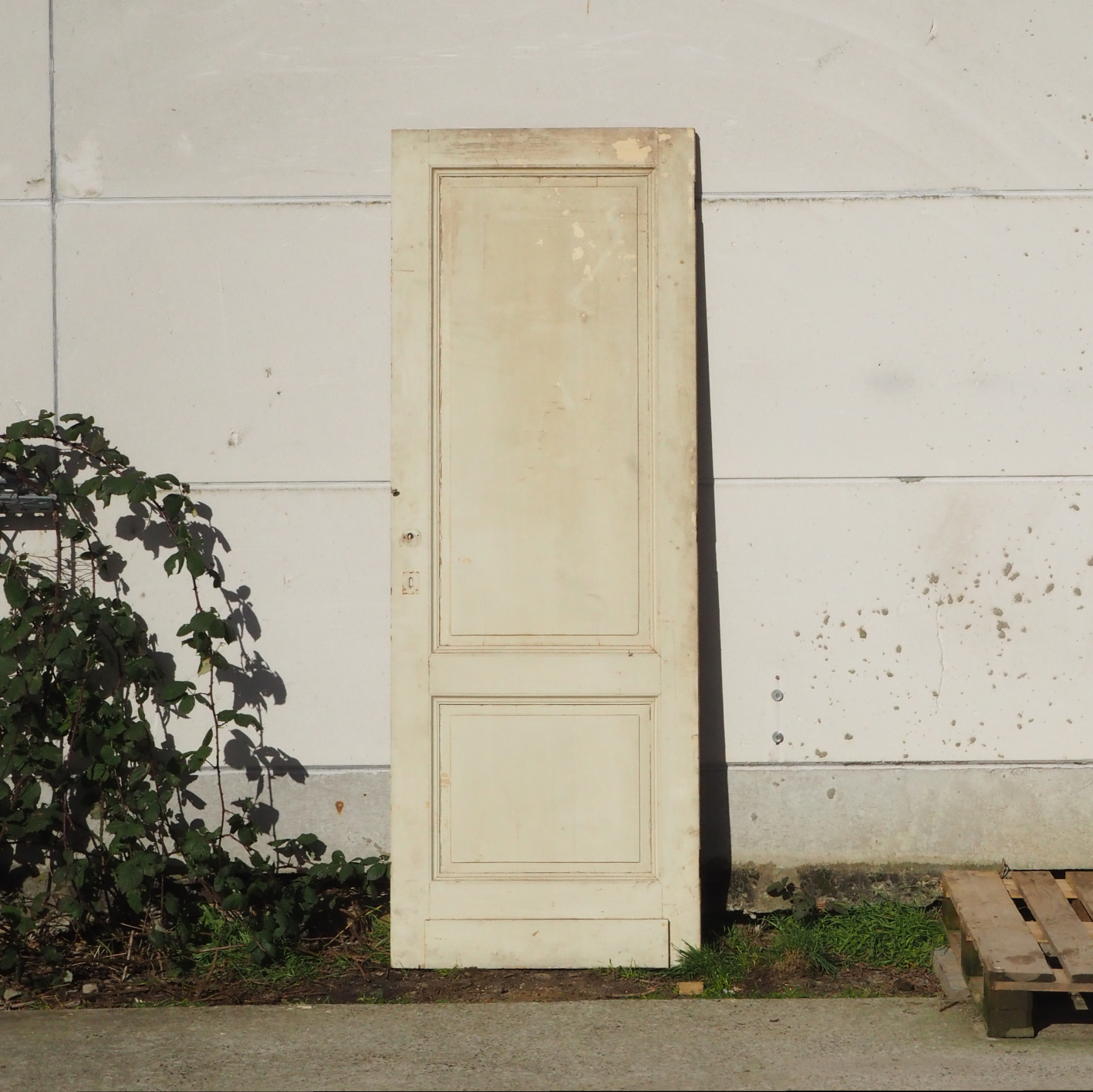 Door in wood (H. 217 x 79,5 cm) – Left