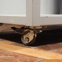 Office trolley in steel with shelfs for file storage