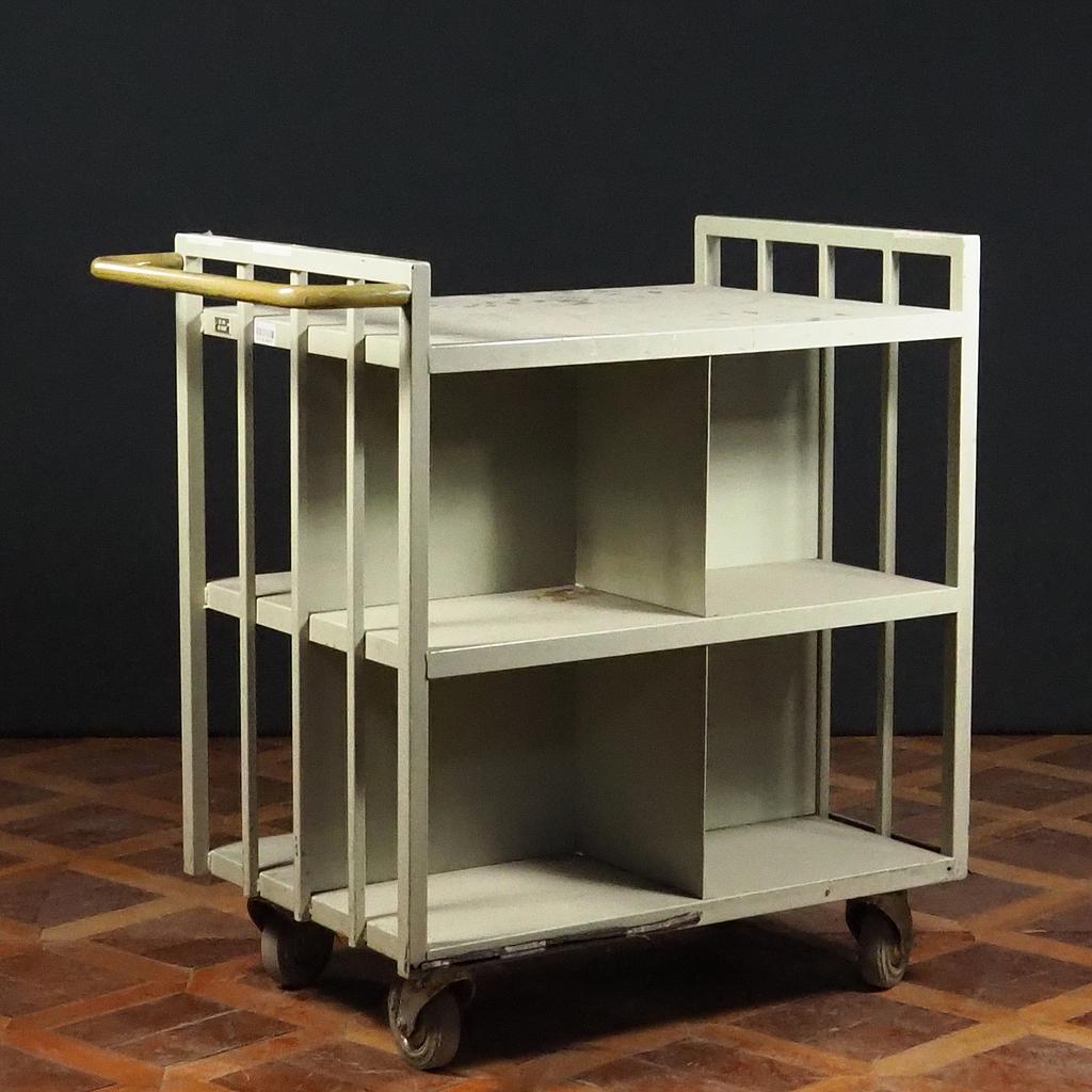 Office trolley in steel