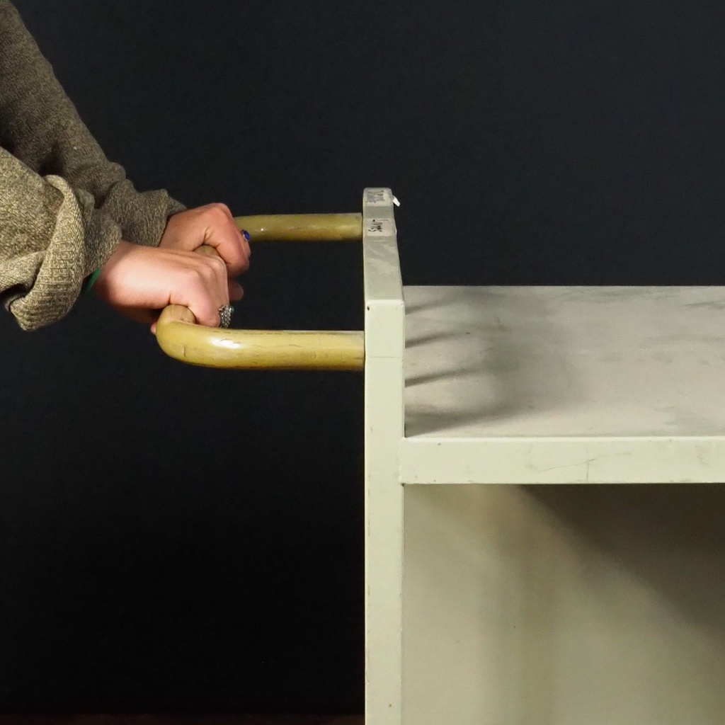 Office trolley in steel