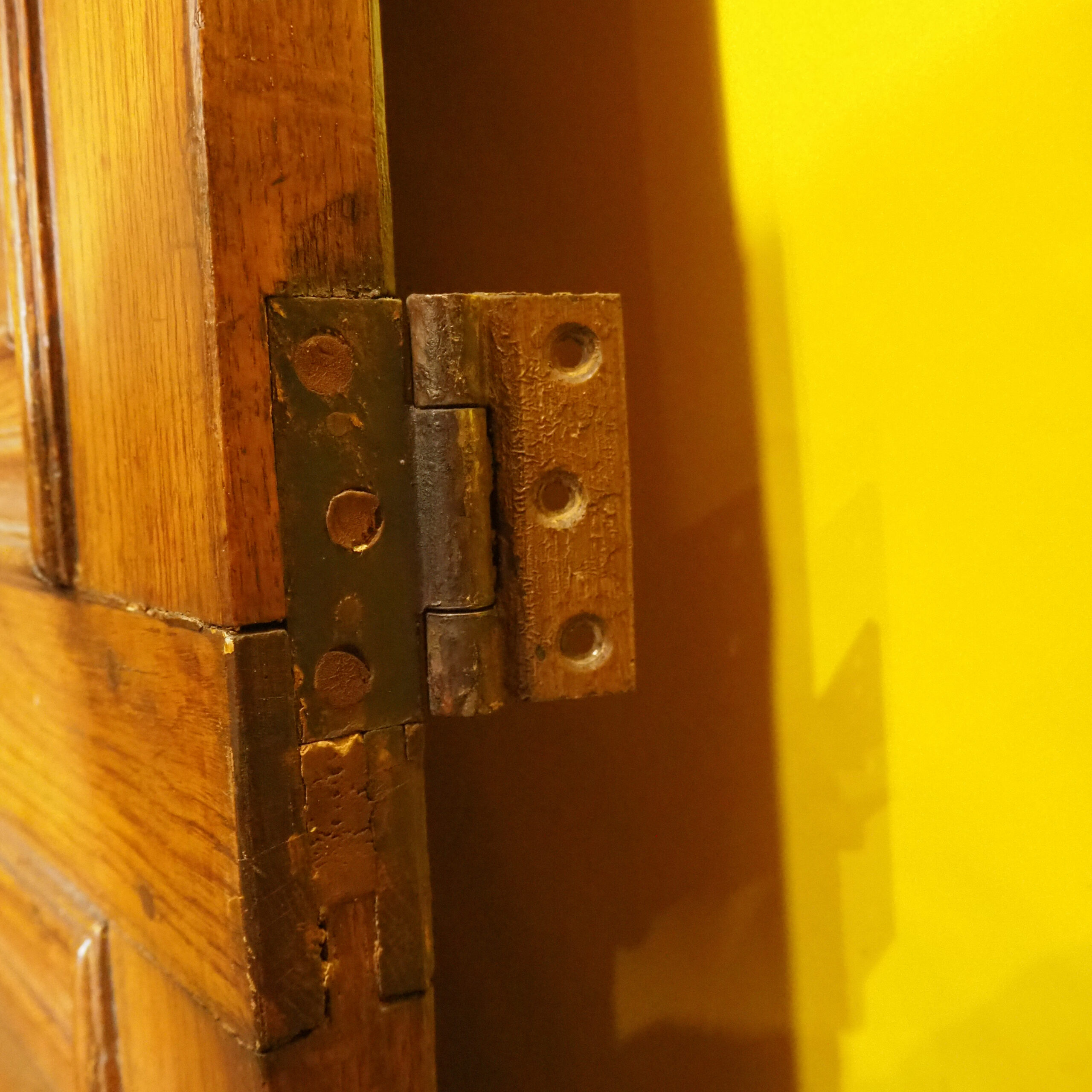 Double door in plain wood (H. 247 x (68 x 65,5 cm)) - Right