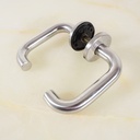 Door lever in stainless steel