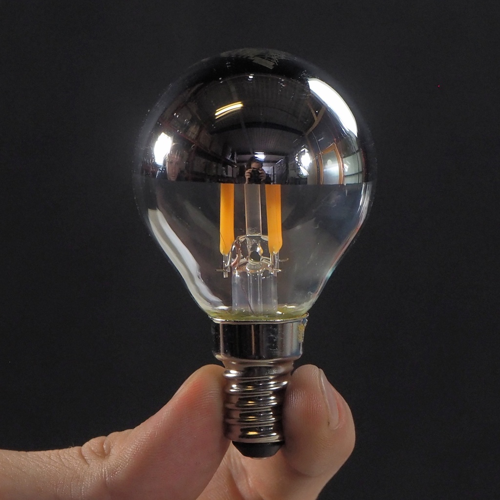 Bulb "Led star classic A Mirror Silver" by Osram (E14)