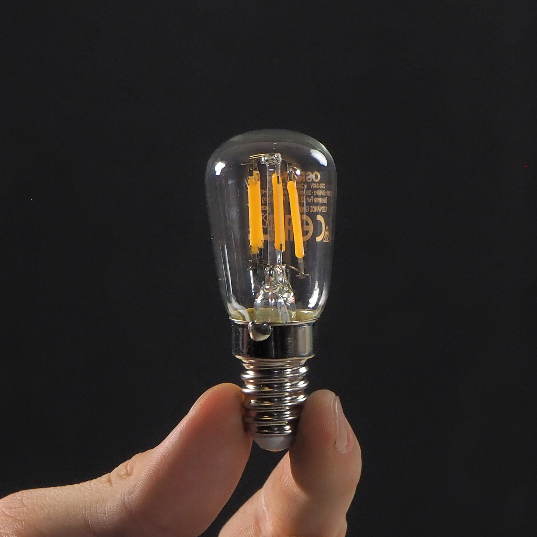 Filament LED E14 T26 2,8 watt clear