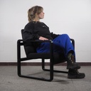 Black armchair by Martin Stoll