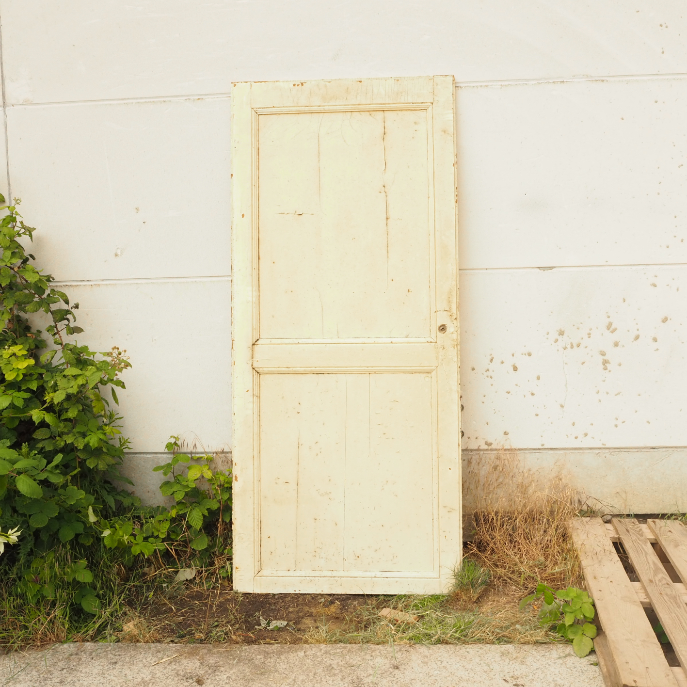 Door in painted wood (W. 89,8 x H. 204,5) - Left