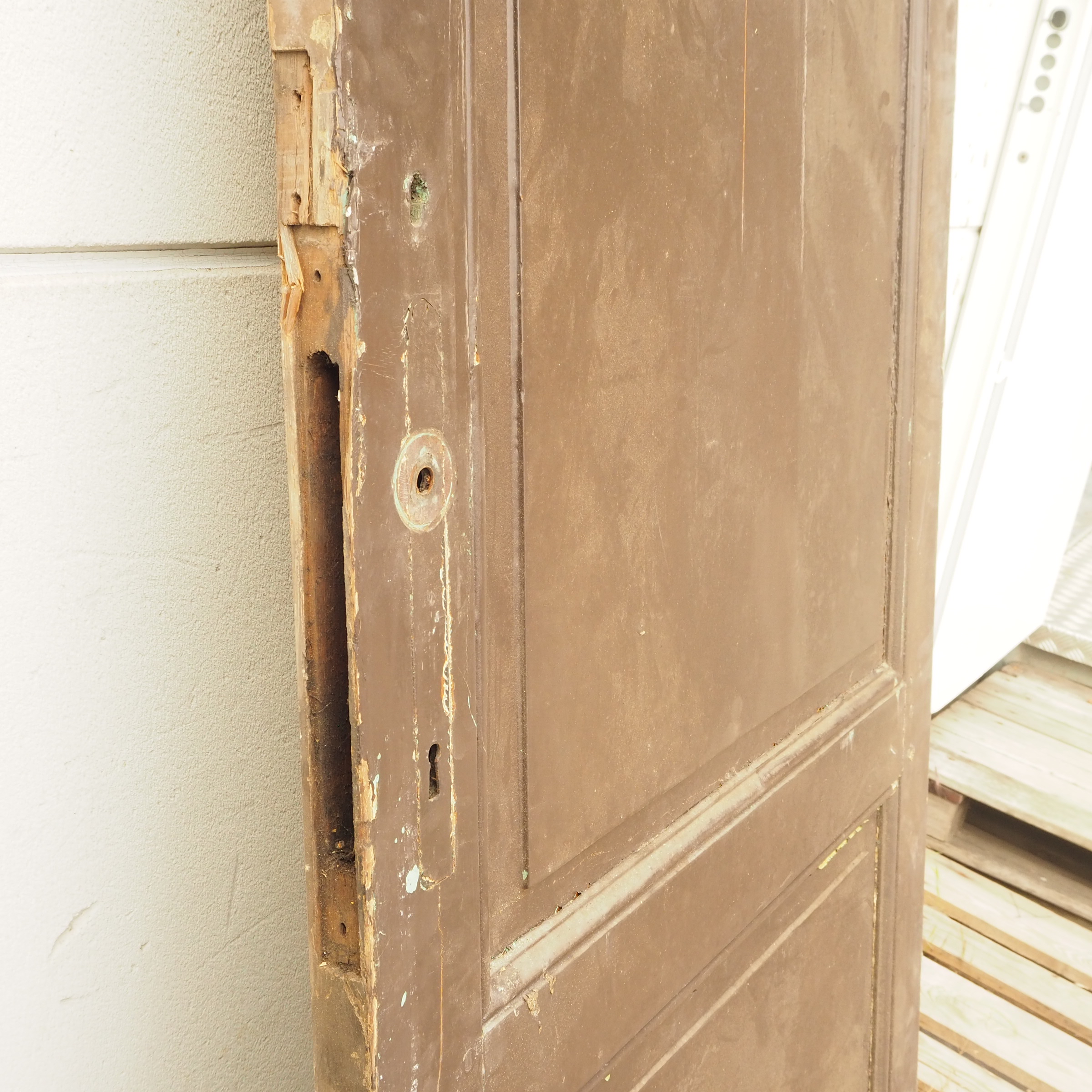 Door in painted wood (W. 83,5 x H. 214,5 cm) - Right