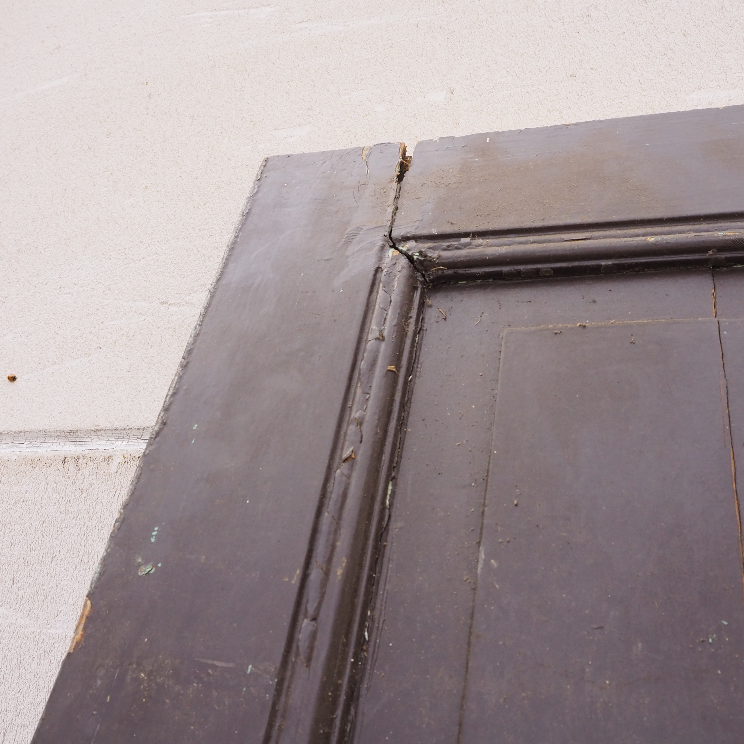 Door in painted wood (W. 89 x H. 224,5 cm) - Left