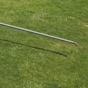 Hand rails in bronze and brushed stainless steel by Jules Wabbes