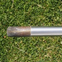 Hand rails in bronze and brushed stainless steel by Jules Wabbes