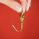 Coat hook 'Fleur de lis' - Gold - Medium