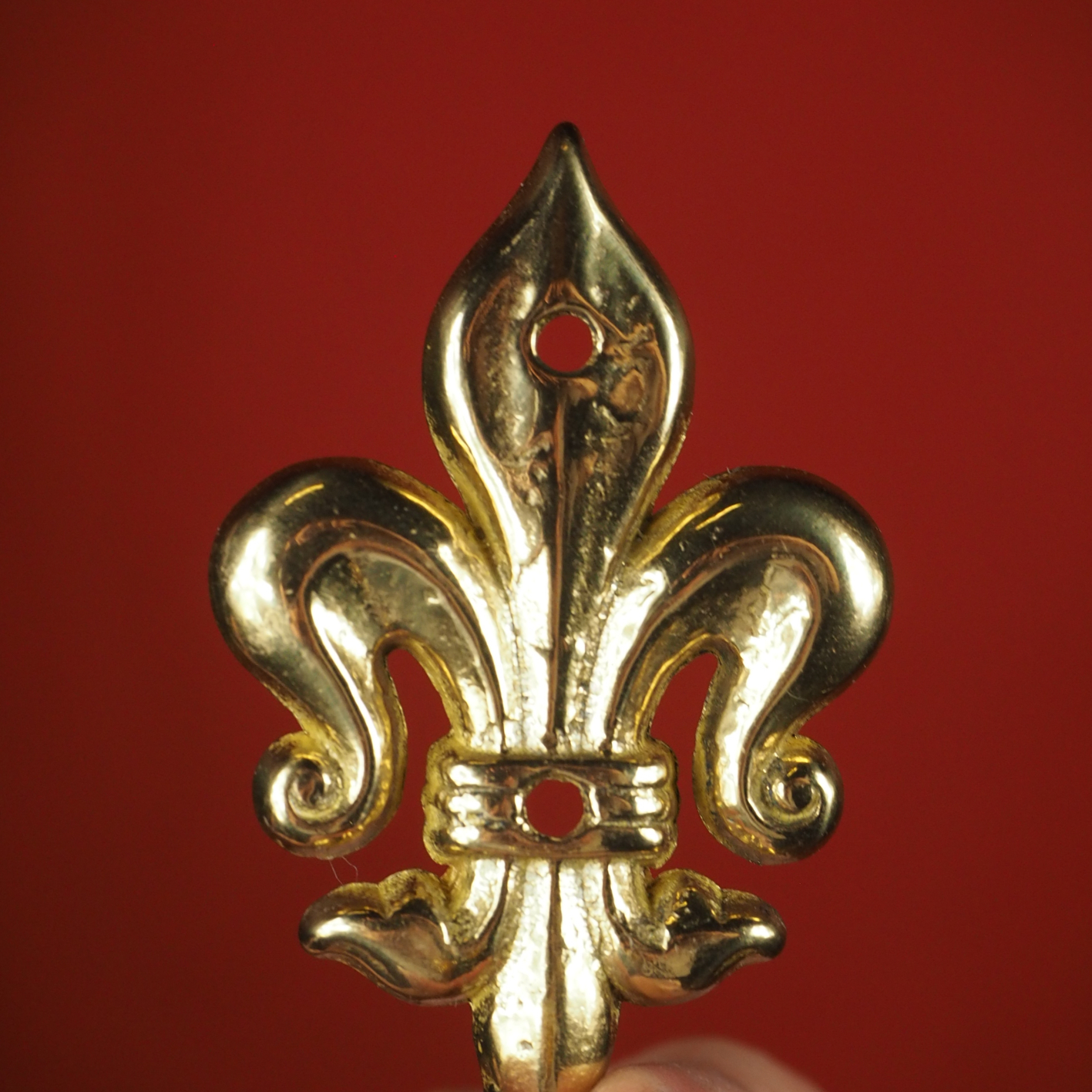 Coat hook 'Fleur de lis' - Gold - Large