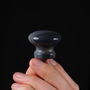 Cabinet knob in resin - Grey gradient - Large