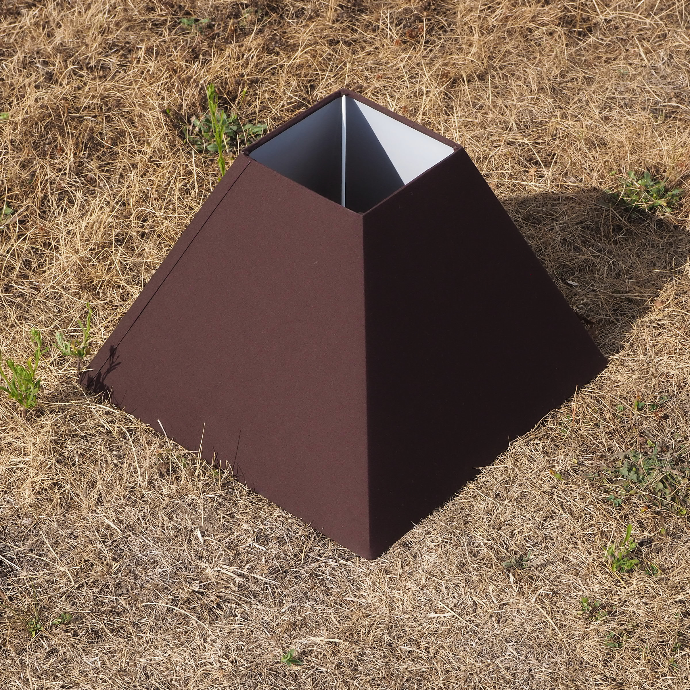 Pyramid lampshade - Brown