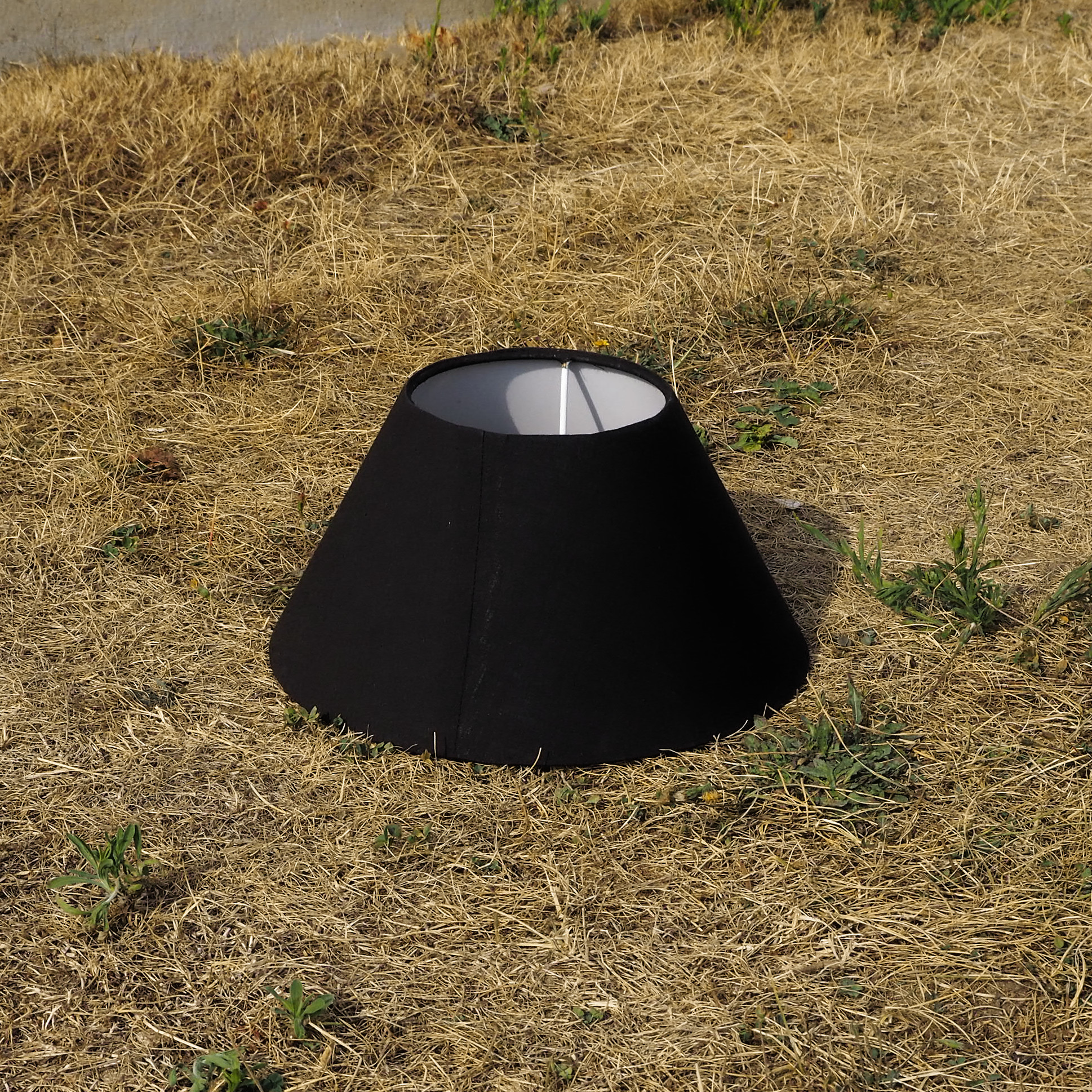 Small cone lampshade - Black