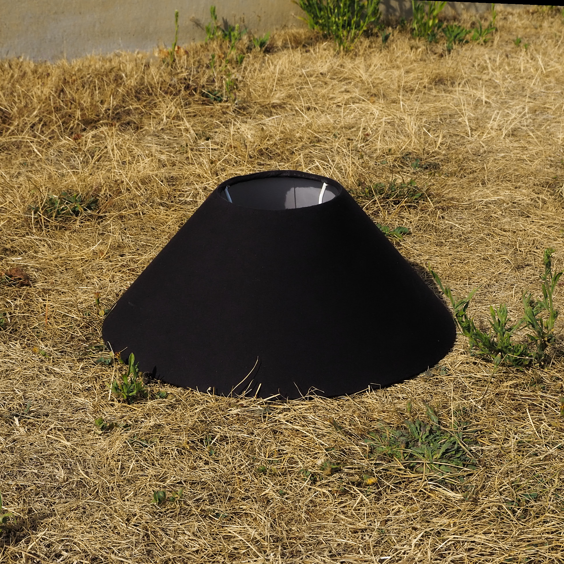 Medium cone lampshade - Black