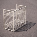 Wire shelving unit in lacquered steel