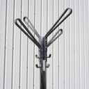 Coat rack in chromed steel