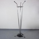 Coat rack in chromed tubular steel by Tubax (ca. 1965)