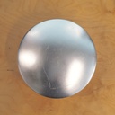Cast aluminium pull knob for glass door (ca. 1950)