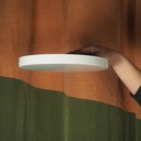 Ceiling cap - white (without holes, to be drilled) (New)